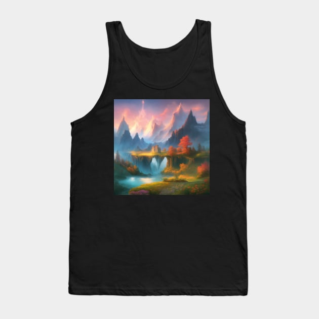 Dreamcore Nature Scene Tank Top by CursedContent